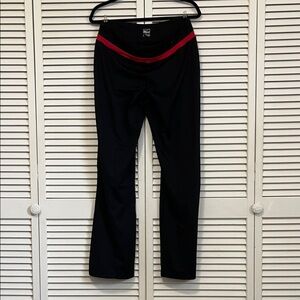 Nike Black Pants with Red Swoosh